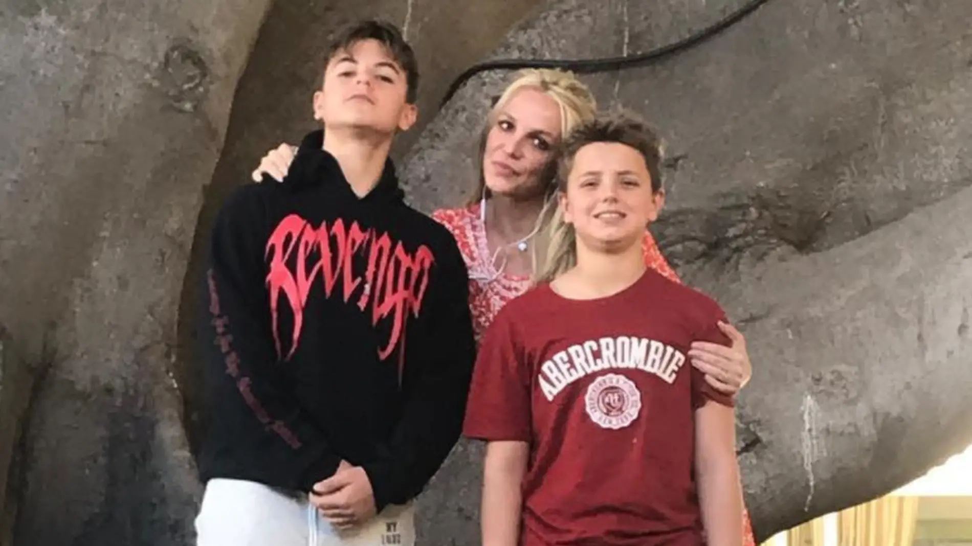 Britney Spears con sus hijos